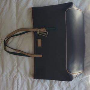 Coach Slate Blue Leather Totebag